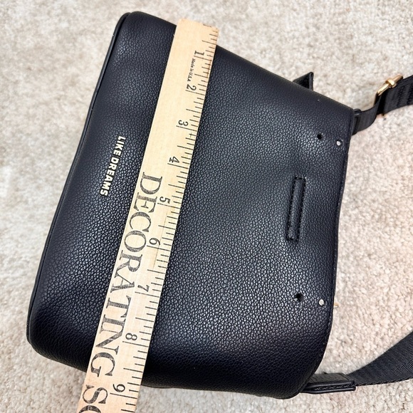 NEW Vegan Pebble Leather Mini Bucket Crossbody Like Dreams Multi Use Thick Strap - Picture 12 of 12